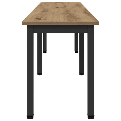 vidaXL Bench Artisian Oak 200 x 35 x 45 cm Engineered Wood 6