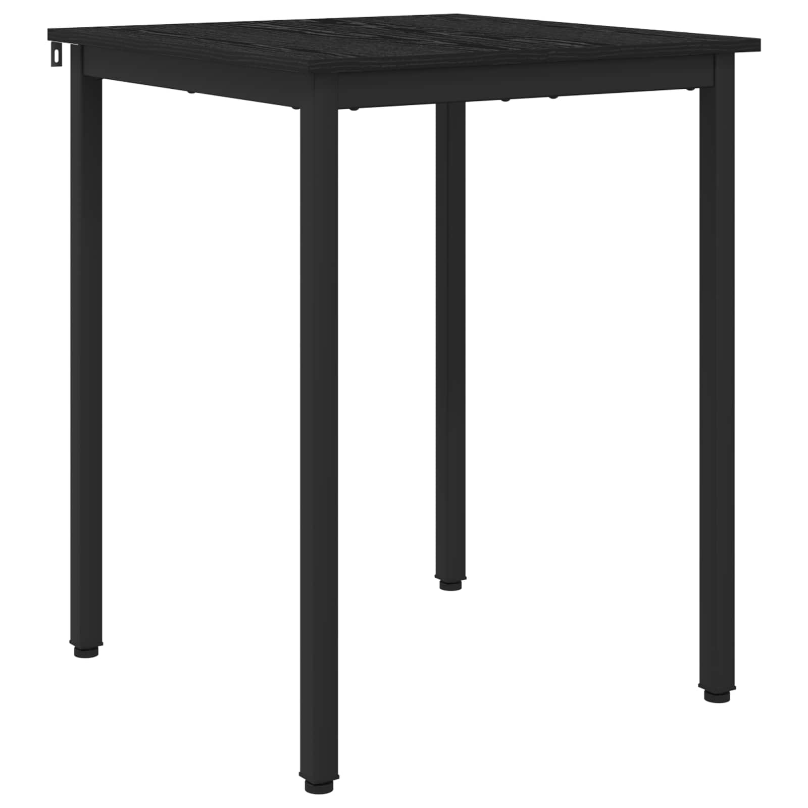 vidaXL Dining Tables 60 x 60 x 75 cm Engineered Wood Black Oak Square 2