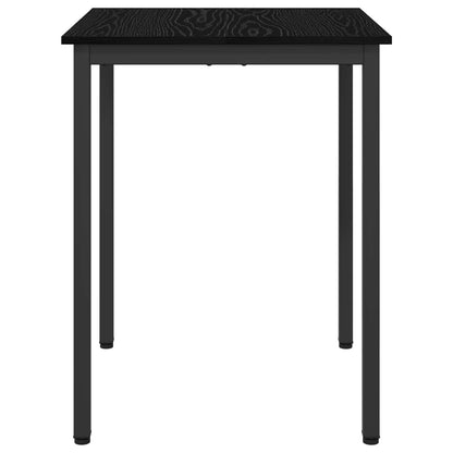 vidaXL Dining Tables 60 x 60 x 75 cm Engineered Wood Black Oak Square 6