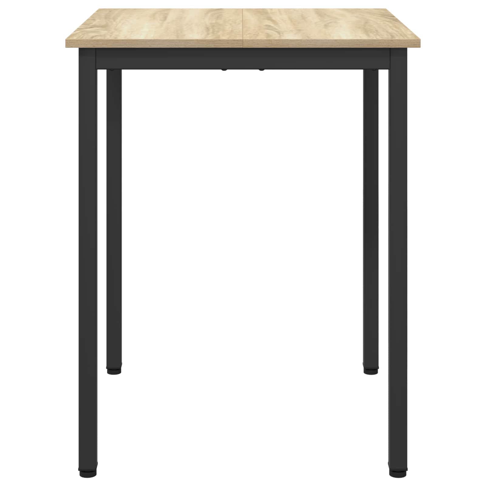 vidaXL Dining Tables 60 x 60 x 75 cm Engineered Wood Sonoma Oak Square 6
