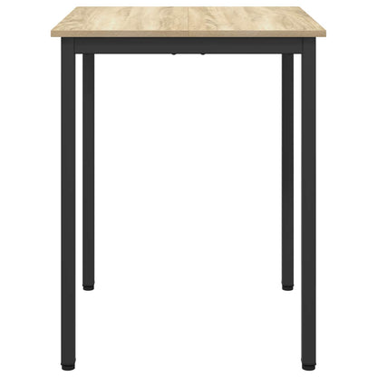 vidaXL Dining Tables 60 x 60 x 75 cm Engineered Wood Sonoma Oak Square 6