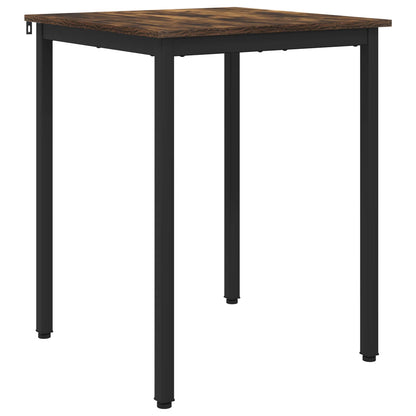 vidaXL Dining Tables 60 x 60 x 75 cm Engineered Wood Smoked Oak Square 2