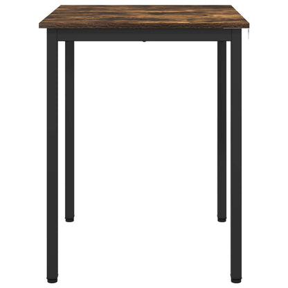 vidaXL Dining Tables 60 x 60 x 75 cm Engineered Wood Smoked Oak Square 5