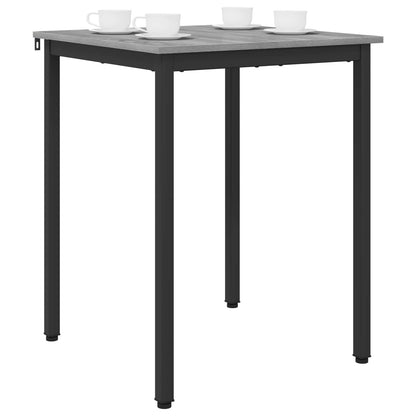 vidaXL Dining Tables 60 x 60 x 75 cm Engineered Wood Grey Sonoma 3