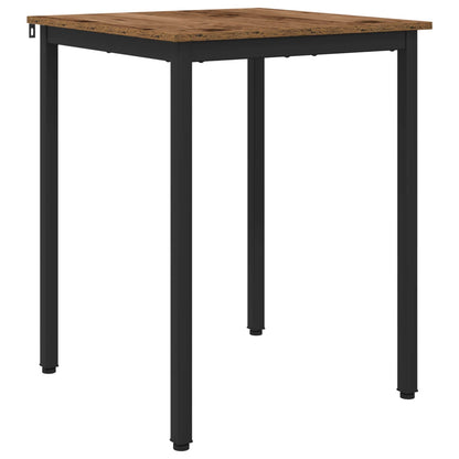 vidaXL Dining Tables 60 x 60 x 75 cm Engineered Wood Oak Wood Square 2