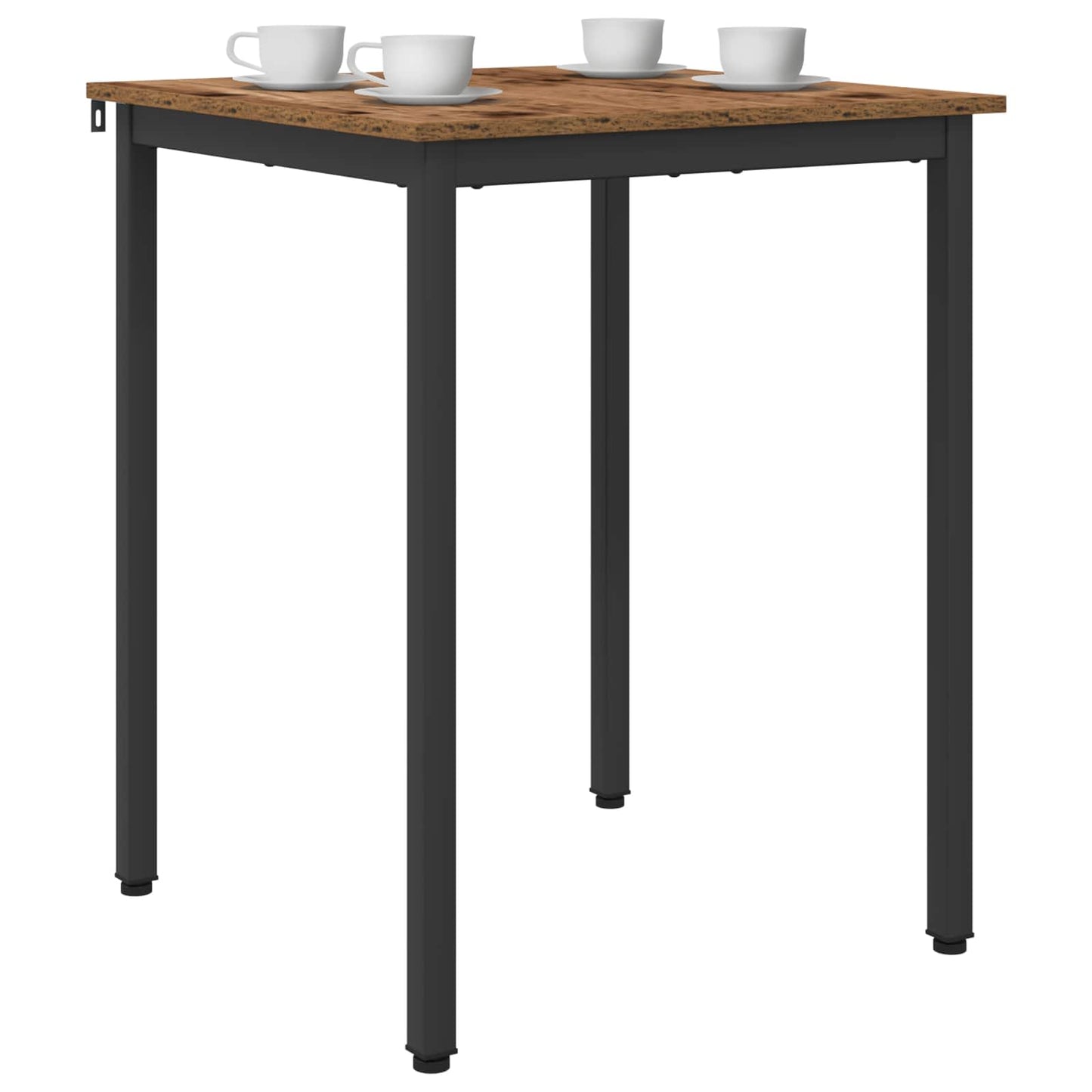 vidaXL Dining Tables 60 x 60 x 75 cm Engineered Wood Oak Wood Square 3