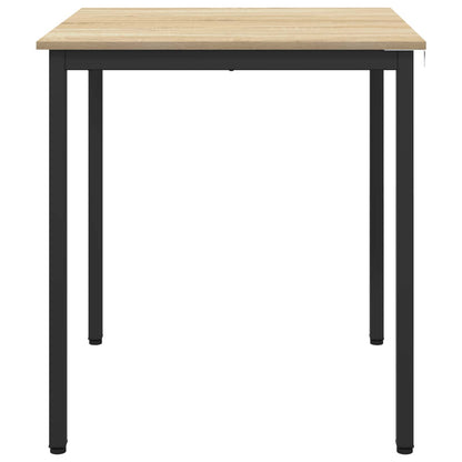 vidaXL Dining Tables 70 x 70 x 75 cm Engineered Wood Sonoma Oak Square 5