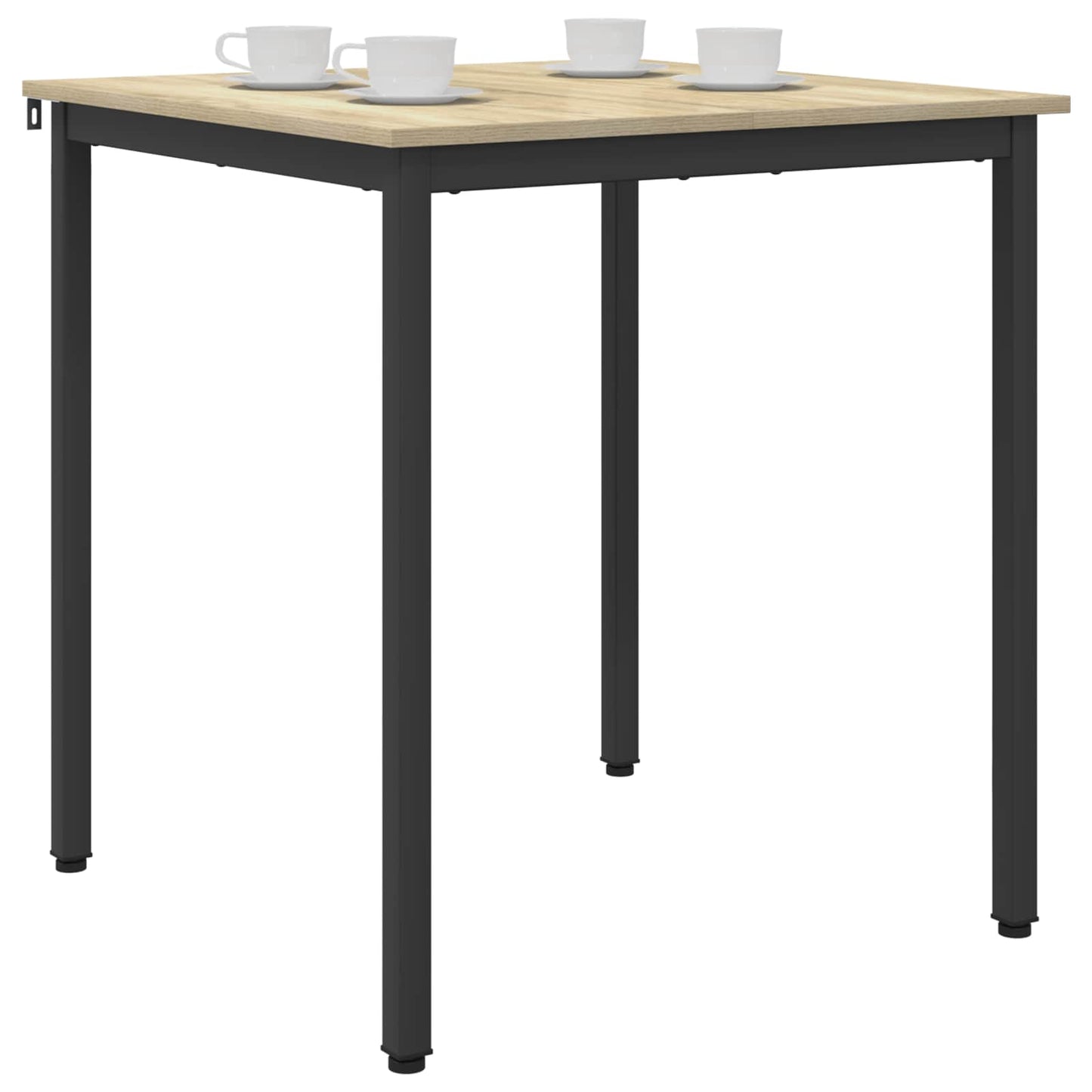 vidaXL Dining Tables 70 x 70 x 75 cm Engineered Wood Sonoma Oak Square 3
