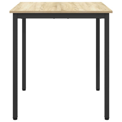 vidaXL Dining Tables 70 x 70 x 75 cm Engineered Wood Sonoma Oak Square 6