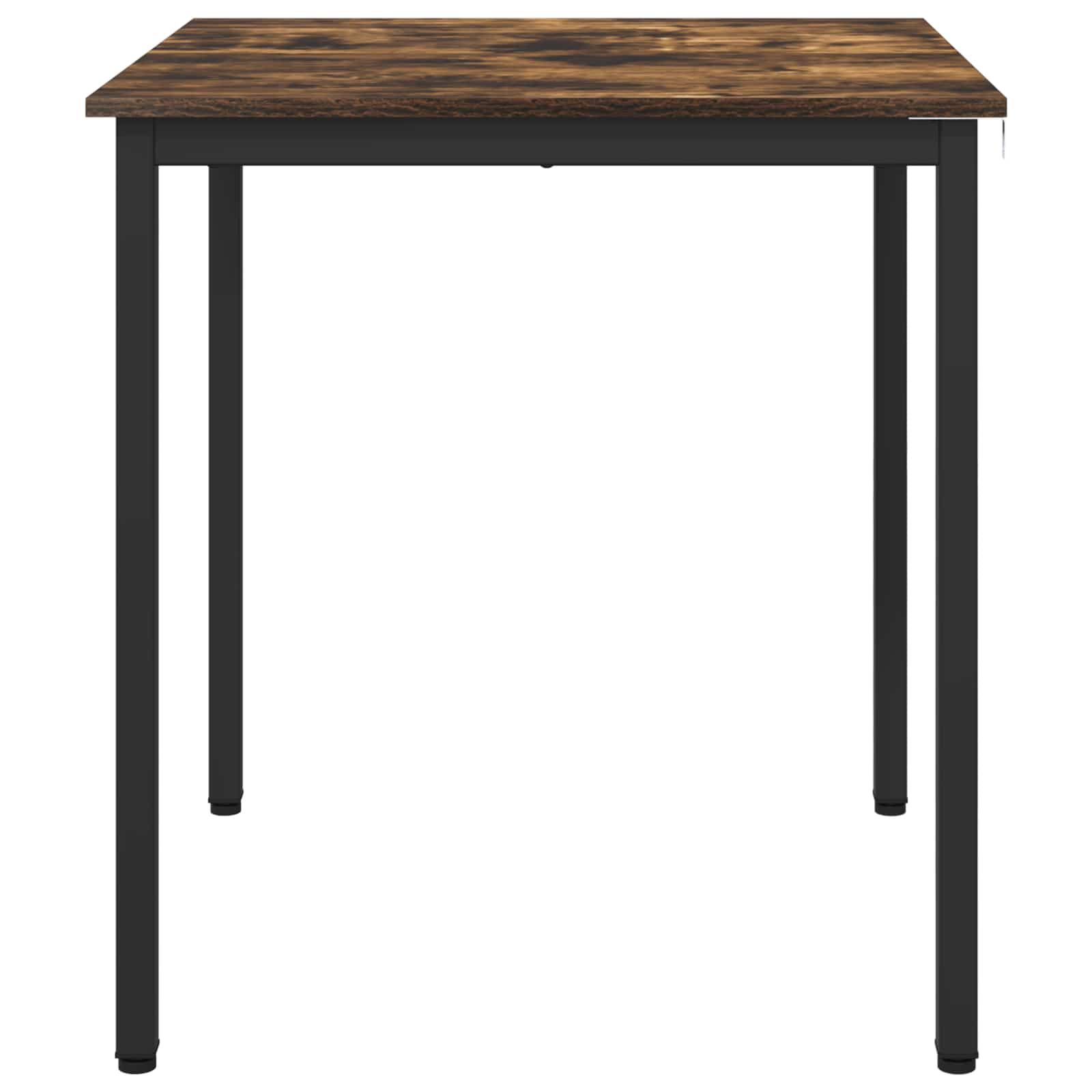 vidaXL Dining Tables 70 x 70 x 75 cm Engineered Wood Smoked Oak Square 5