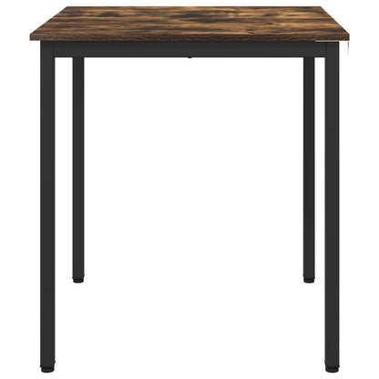 vidaXL Dining Tables 70 x 70 x 75 cm Engineered Wood Smoked Oak Square 5