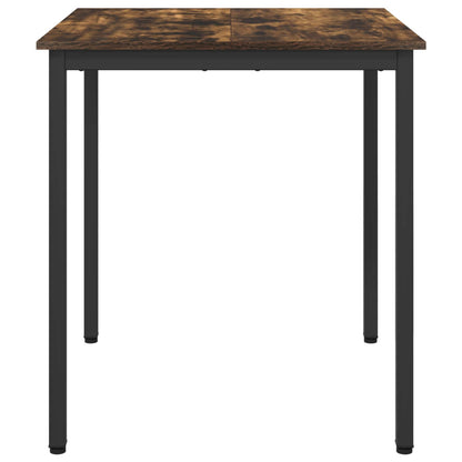 vidaXL Dining Tables 70 x 70 x 75 cm Engineered Wood Smoked Oak Square 6