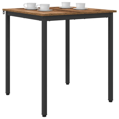 vidaXL Dining Tables 70 x 70 x 75 cm Engineered Wood Oak Wood Square 3