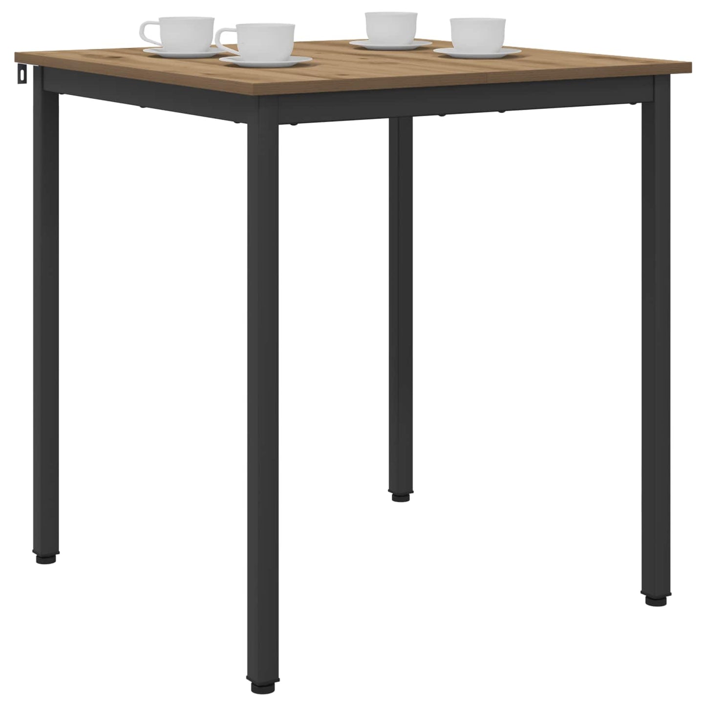 vidaXL Dining Tables 70 x 70 x 75 cm Engineered Wood Artisan Oak 3