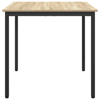 vidaXL Dining Tables 80 x 80 x 75 cm Engineered Wood Sonoma Oak Square 6