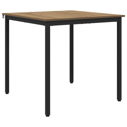 vidaXL Dining Tables 80 x 80 x 75 cm Engineered Wood Artisan Oak 2