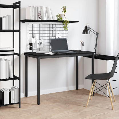 vidaXL Dining Tables 110 x 55 x 75 cm Engineered Wood Black Oak 4
