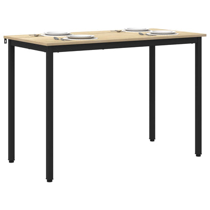 vidaXL Dining Tables 110 x 55 x 75 cm Engineered Wood Sonoma Oak 3