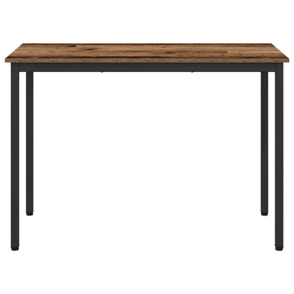 vidaXL Dining Tables 110 x 55 x 75 cm Engineered Wood Old Wood 5