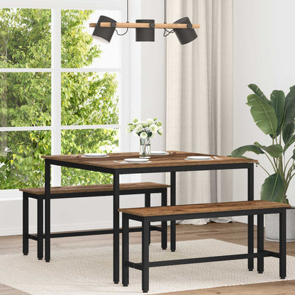 vidaXL Dining Tables Engineered Wood Old Wood