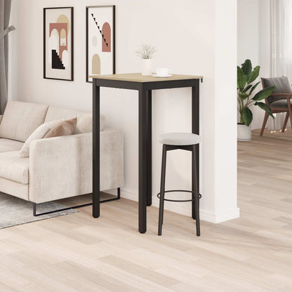 vidaXL Standing Bar Table Engineered Wood Square 4