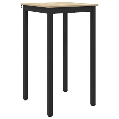 vidaXL Standing Bar Table Engineered Wood Square 2