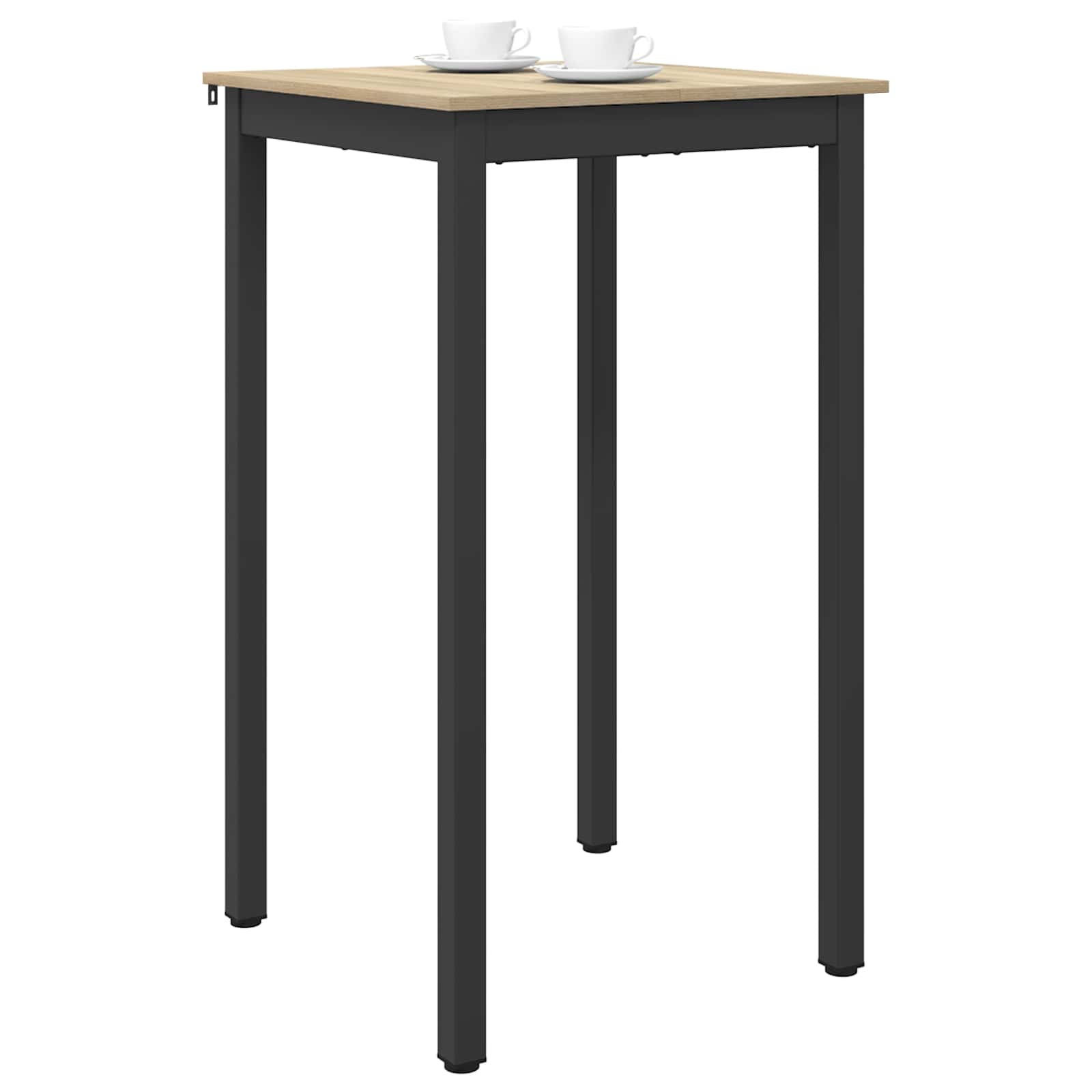 vidaXL Standing Bar Table Engineered Wood Square 3