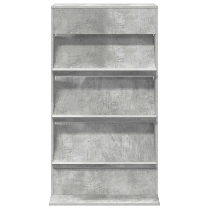 vidaXL Magazine Rack Concrete Grey 70 x 41 x 126 cm Engineered Wood 5