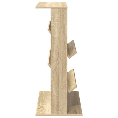vidaXL Magazine Rack Sonoma Oak 70 x 41 x 96 cm Engineered Wood 6