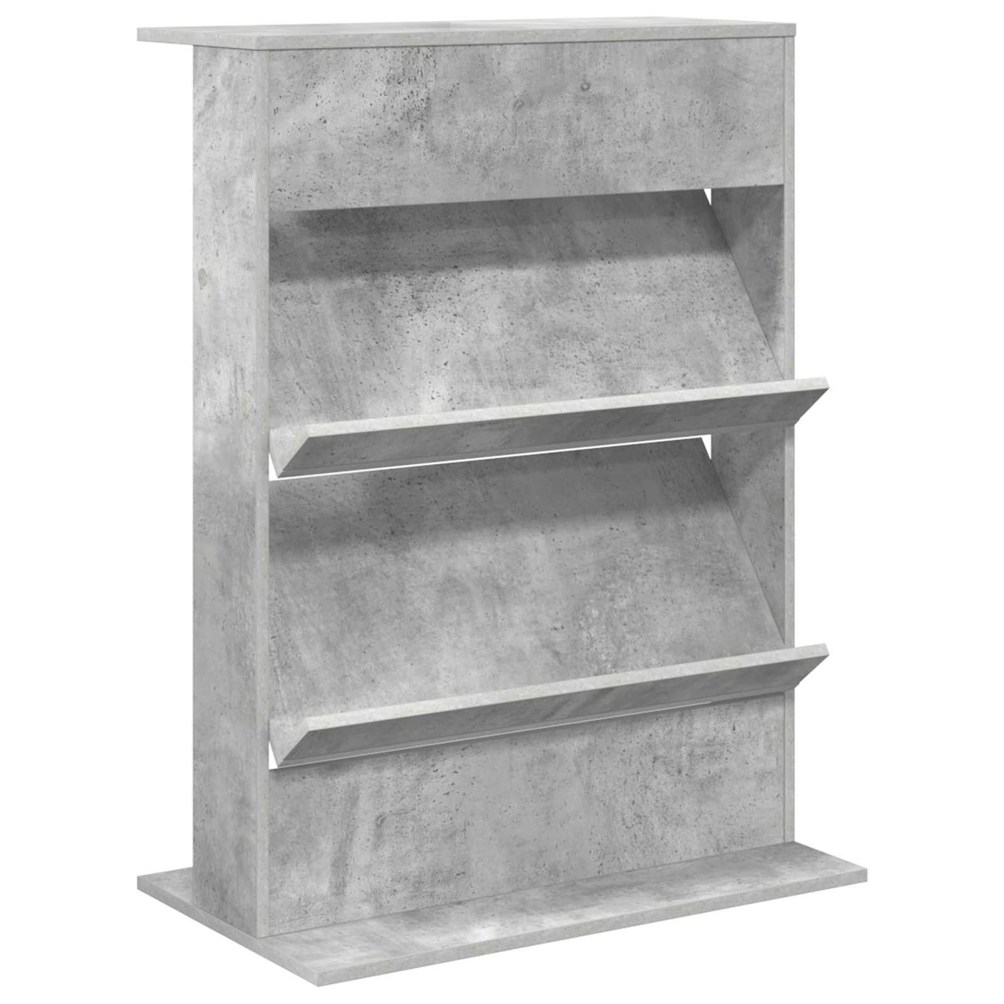 vidaXL Magazine Rack Concrete Grey 70 x 41 x 96 cm Engineered Wood 2