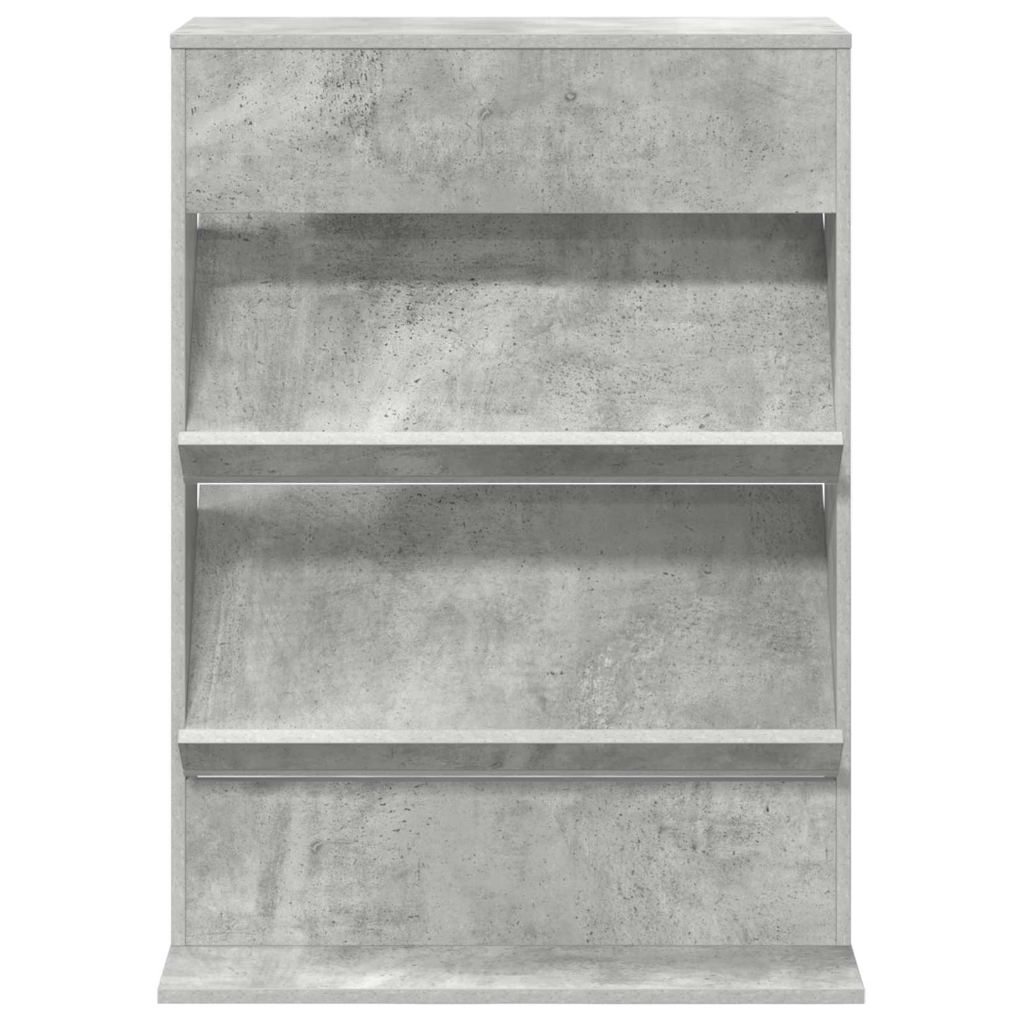 vidaXL Magazine Rack Concrete Grey 70 x 41 x 96 cm Engineered Wood 5