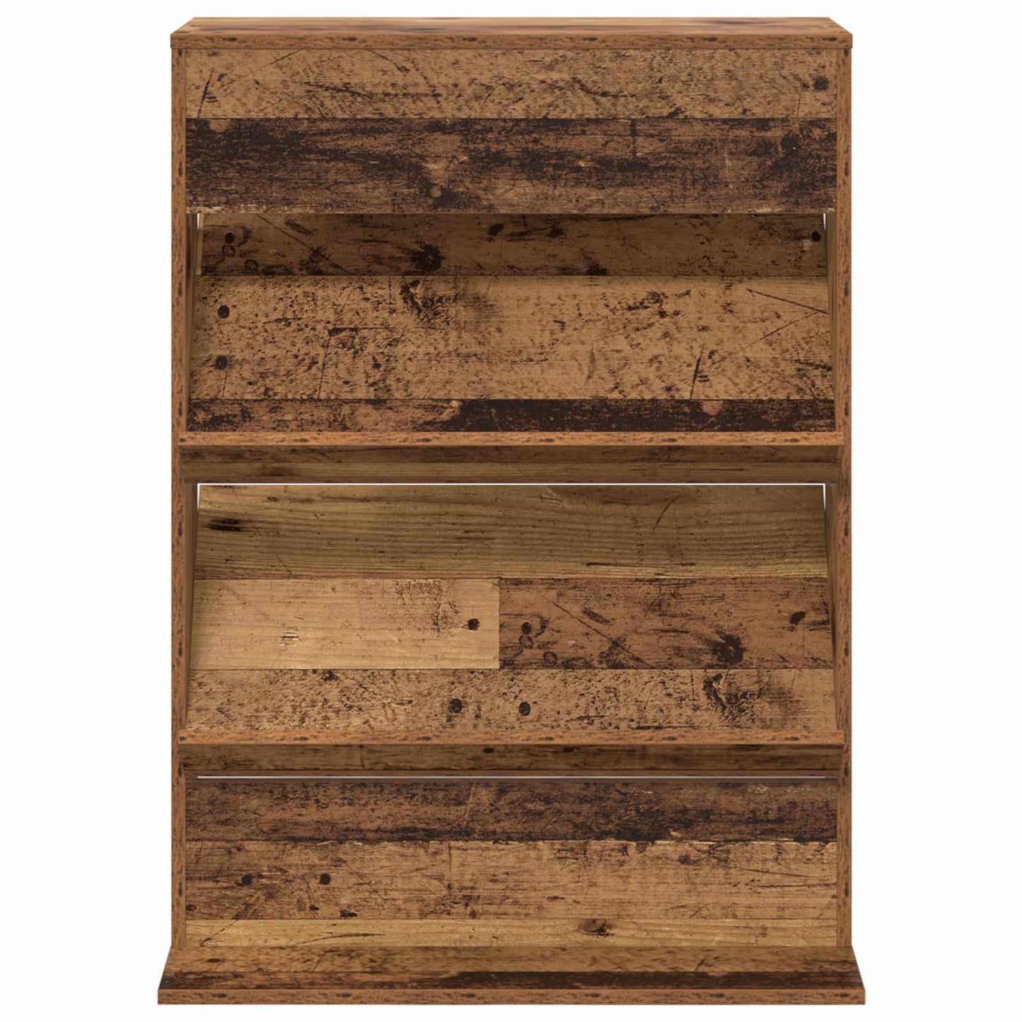 vidaXL Magazine Rack Old Wood 70 x 41 x 96 cm Engineered Wood 5