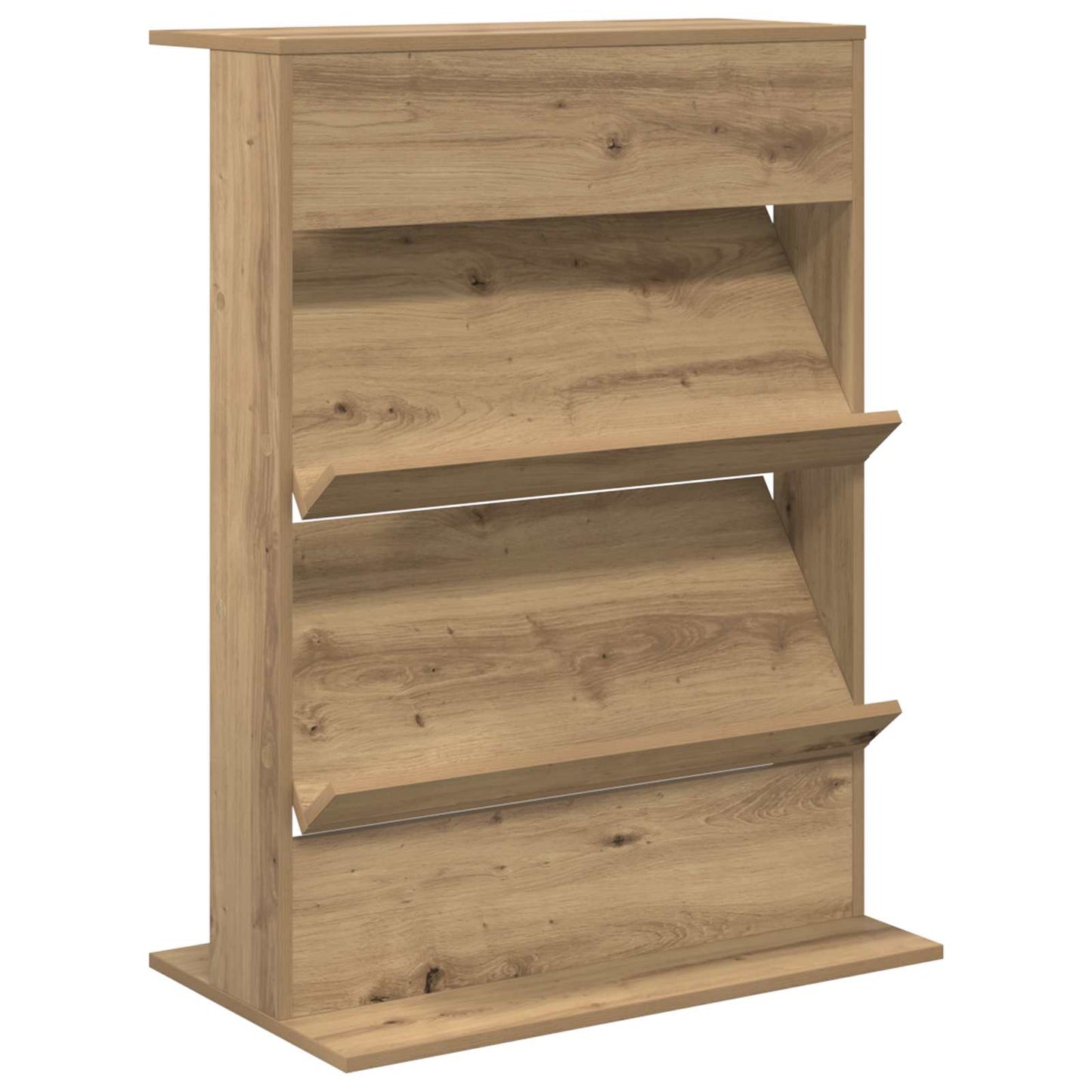vidaXL Magazine Rack Artisan Oak 70 x 41 x 96 cm Engineered Wood 2