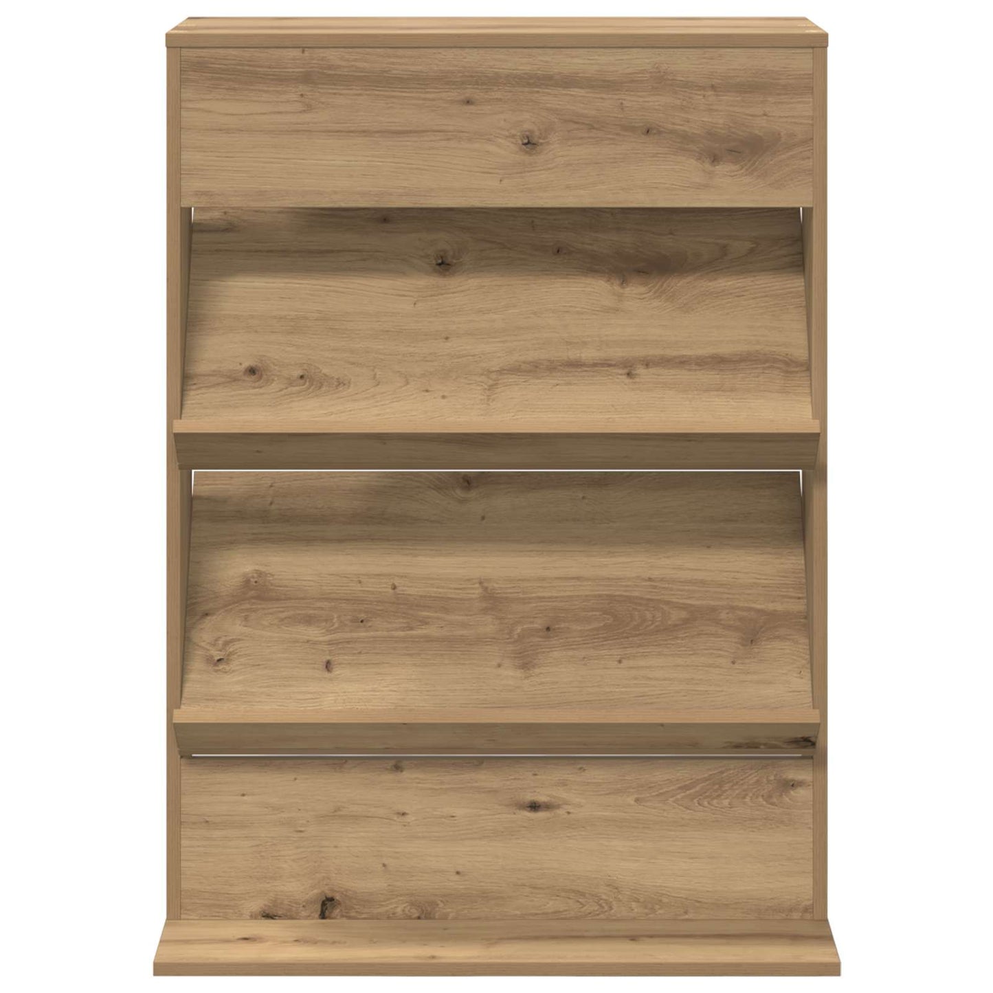 vidaXL Magazine Rack Artisan Oak 70 x 41 x 96 cm Engineered Wood 5