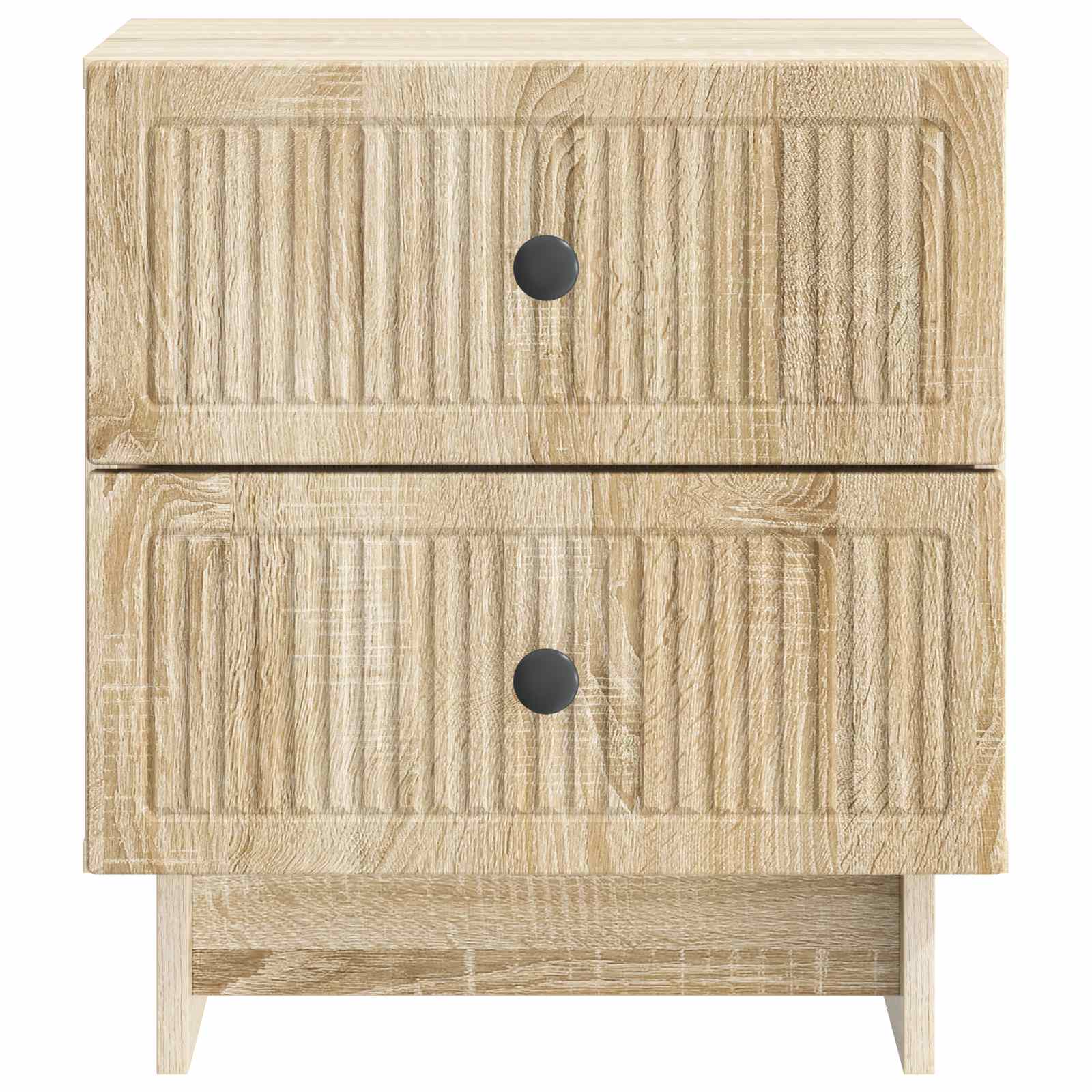 vidaXL Bedside Cabinet Sonoma Oak 43 x 34.5 x 47.5 cm Engineered Wood 5