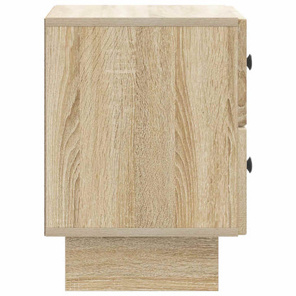 vidaXL Bedside Cabinet Sonoma Oak 43 x 34.5 x 47.5 cm Engineered Wood 6