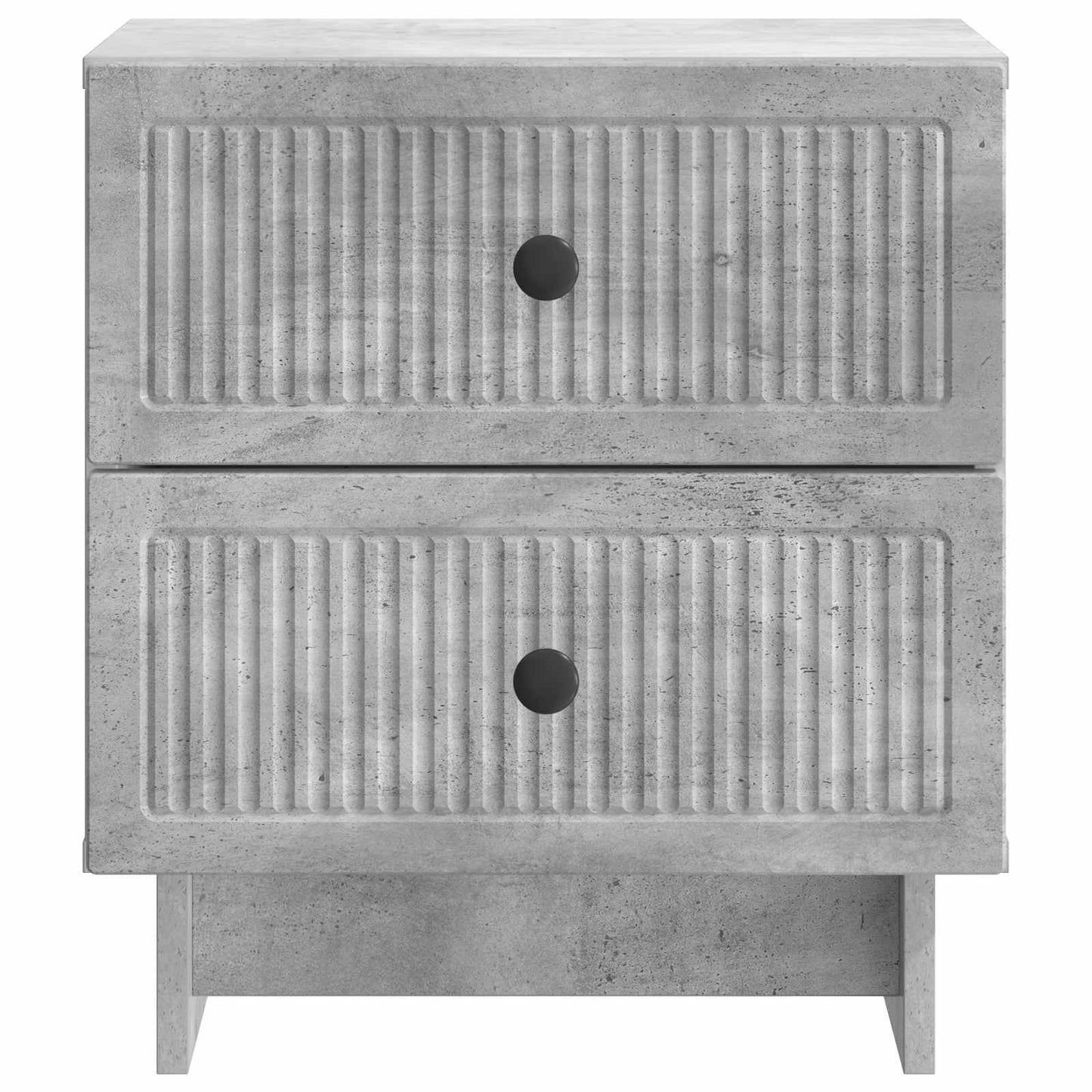 vidaXL Bedside Cabinet with Drawer Concrete Grey 43 x 34.5 x 47.5 cm 5