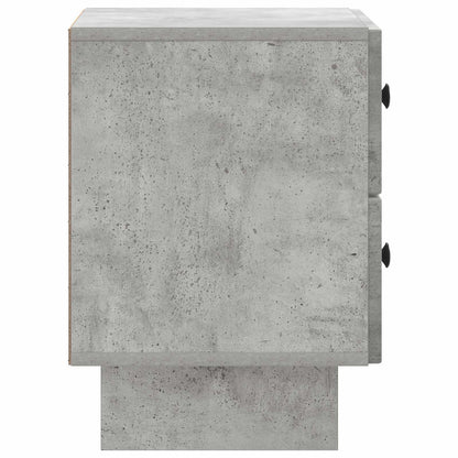 vidaXL Bedside Cabinet with Drawer Concrete Grey 43 x 34.5 x 47.5 cm 6