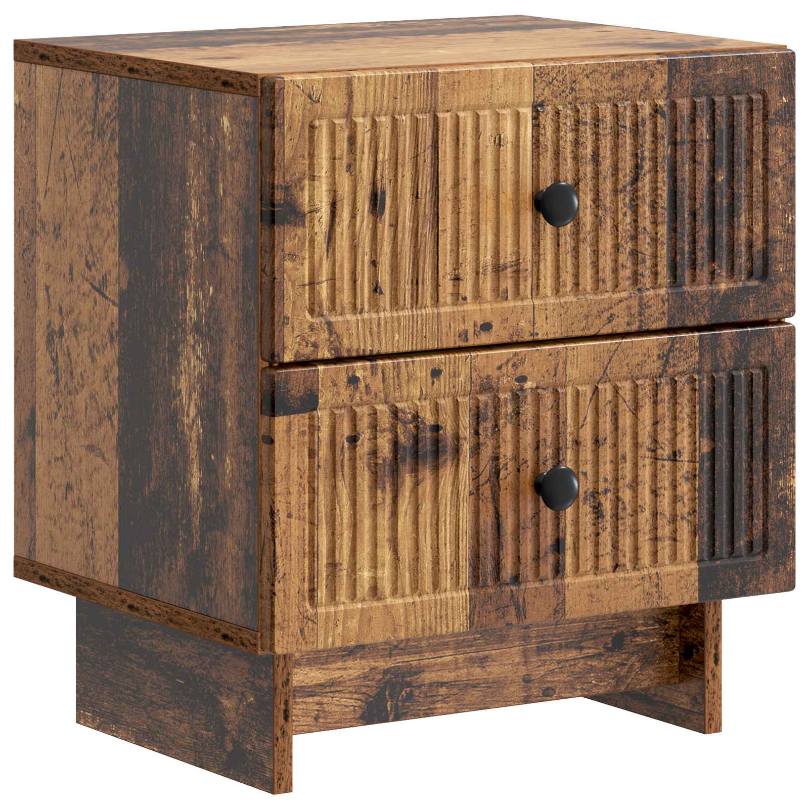 vidaXL Bedside Cabinet Old Wood 43 x 34.5 x 47.5 cm Engineered Wood 2