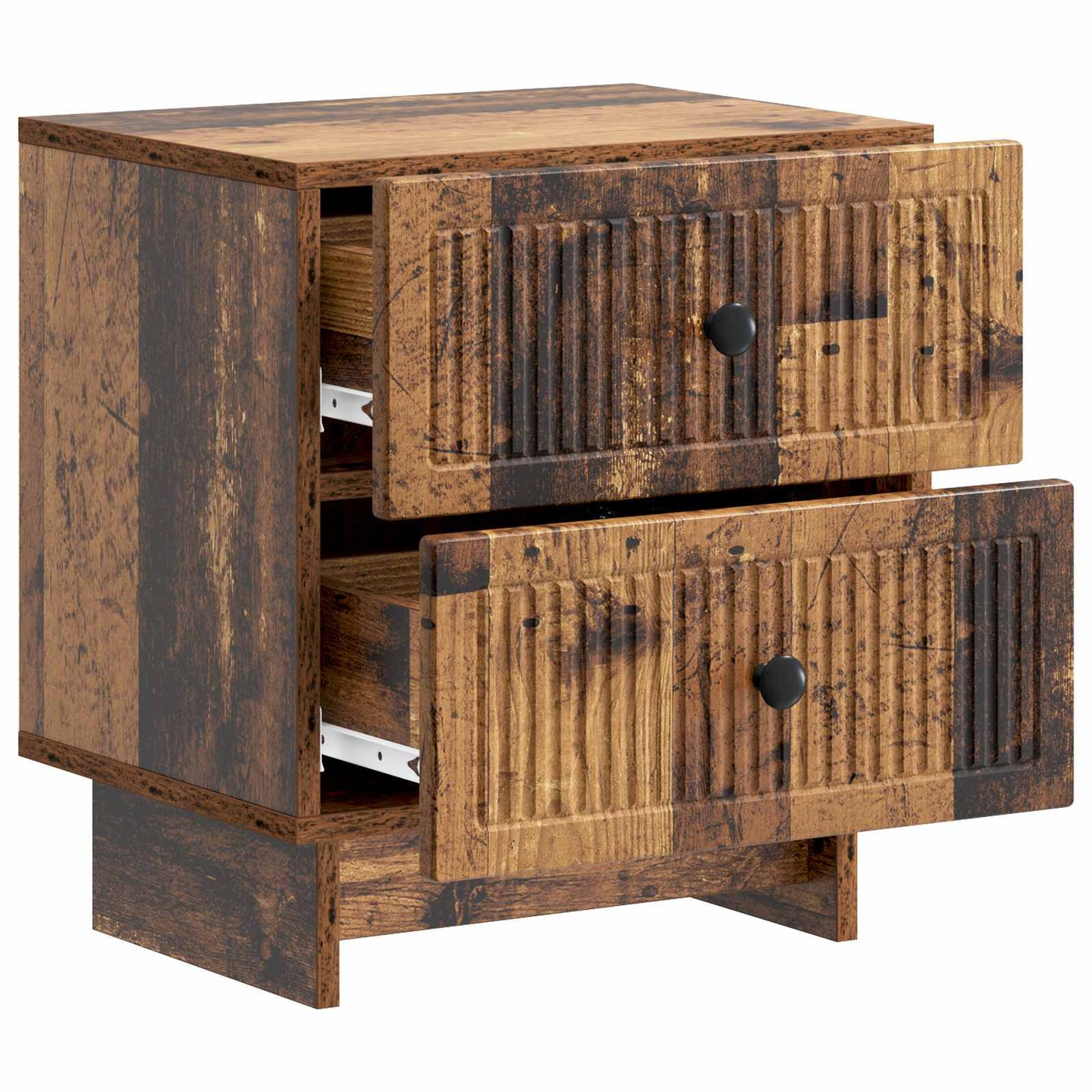 vidaXL Bedside Cabinet Old Wood 43 x 34.5 x 47.5 cm Engineered Wood 4