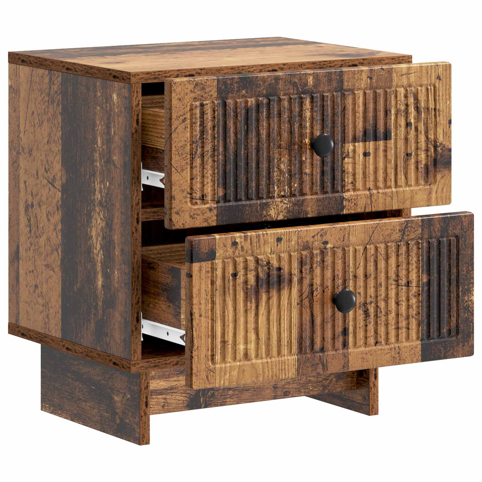 vidaXL Bedside Cabinet Old Wood 43 x 34.5 x 47.5 cm Engineered Wood 4