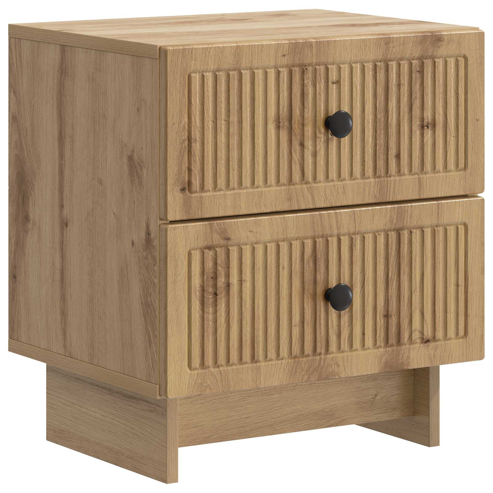 vidaXL Bedside Cabinet Artisan Oak 43 x 34.5 x 47.5 cm Engineered Wood 2