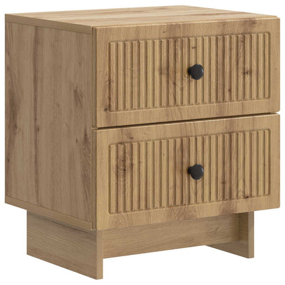 vidaXL Bedside Cabinet Artisan Oak 43 x 34.5 x 47.5 cm Engineered Wood 2