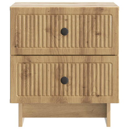 vidaXL Bedside Cabinet Artisan Oak 43 x 34.5 x 47.5 cm Engineered Wood 5