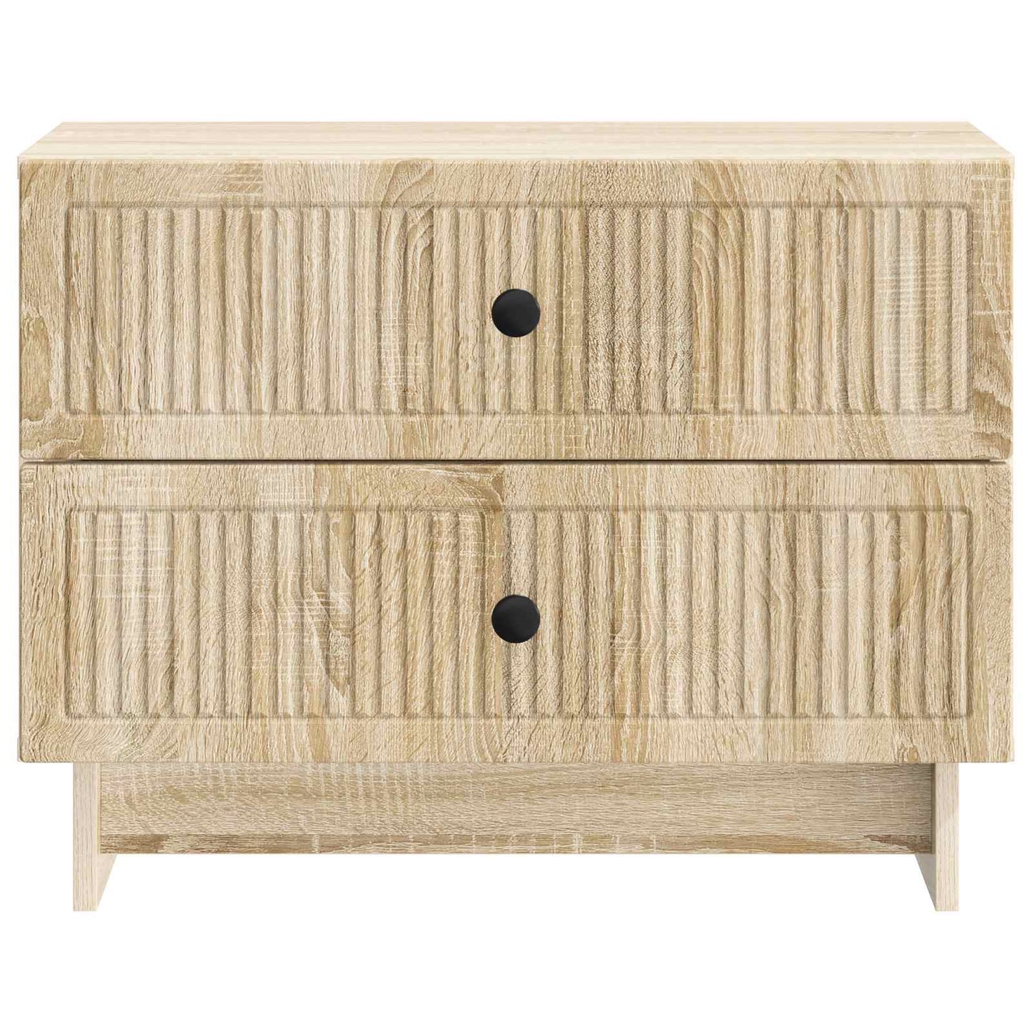 vidaXL Bedside Cabinet Sonoma Oak 62 x 34.5 x 47.5 cm Engineered Wood 5