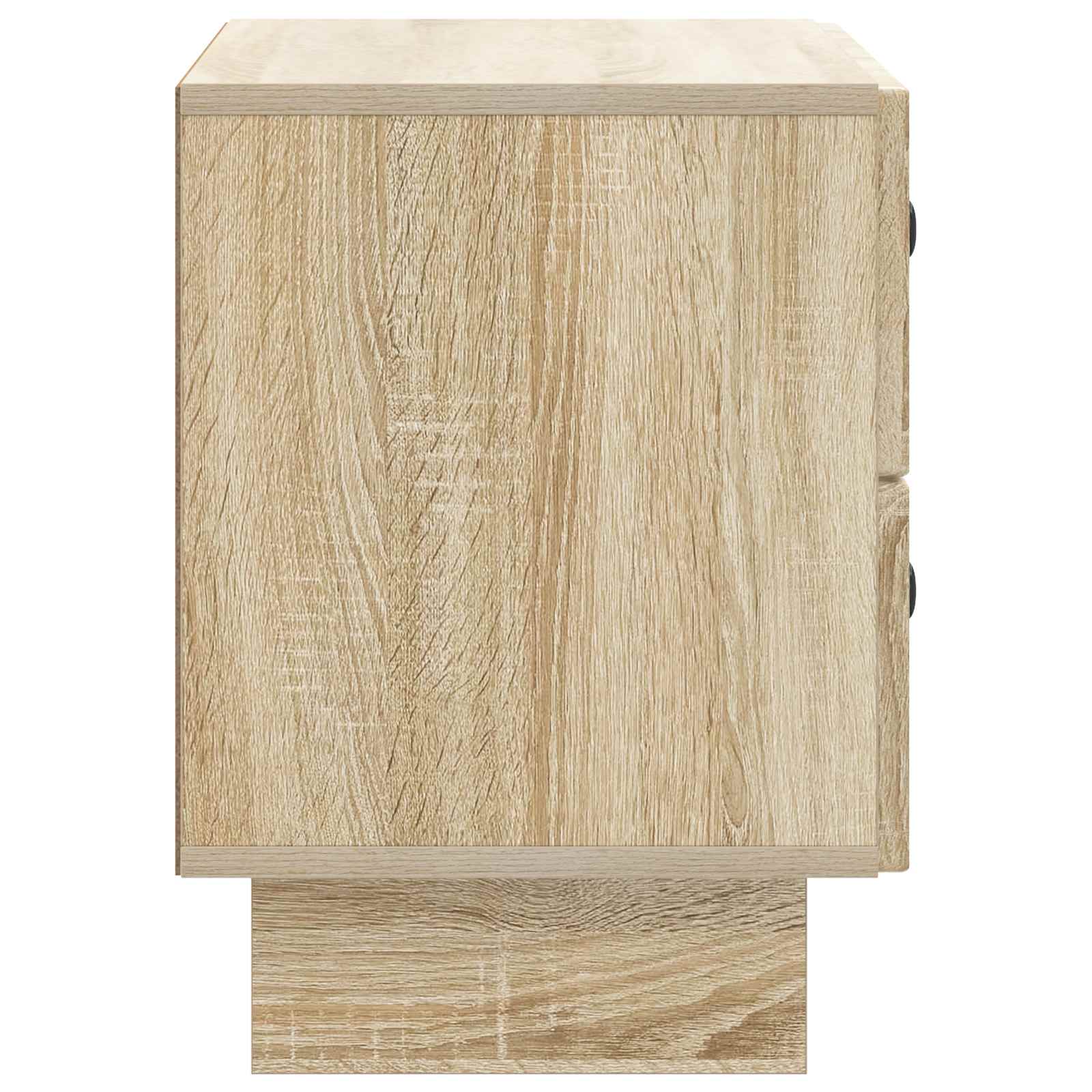 vidaXL Bedside Cabinet Sonoma Oak 62 x 34.5 x 47.5 cm Engineered Wood 6