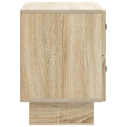 vidaXL Bedside Cabinet Sonoma Oak 62 x 34.5 x 47.5 cm Engineered Wood 6