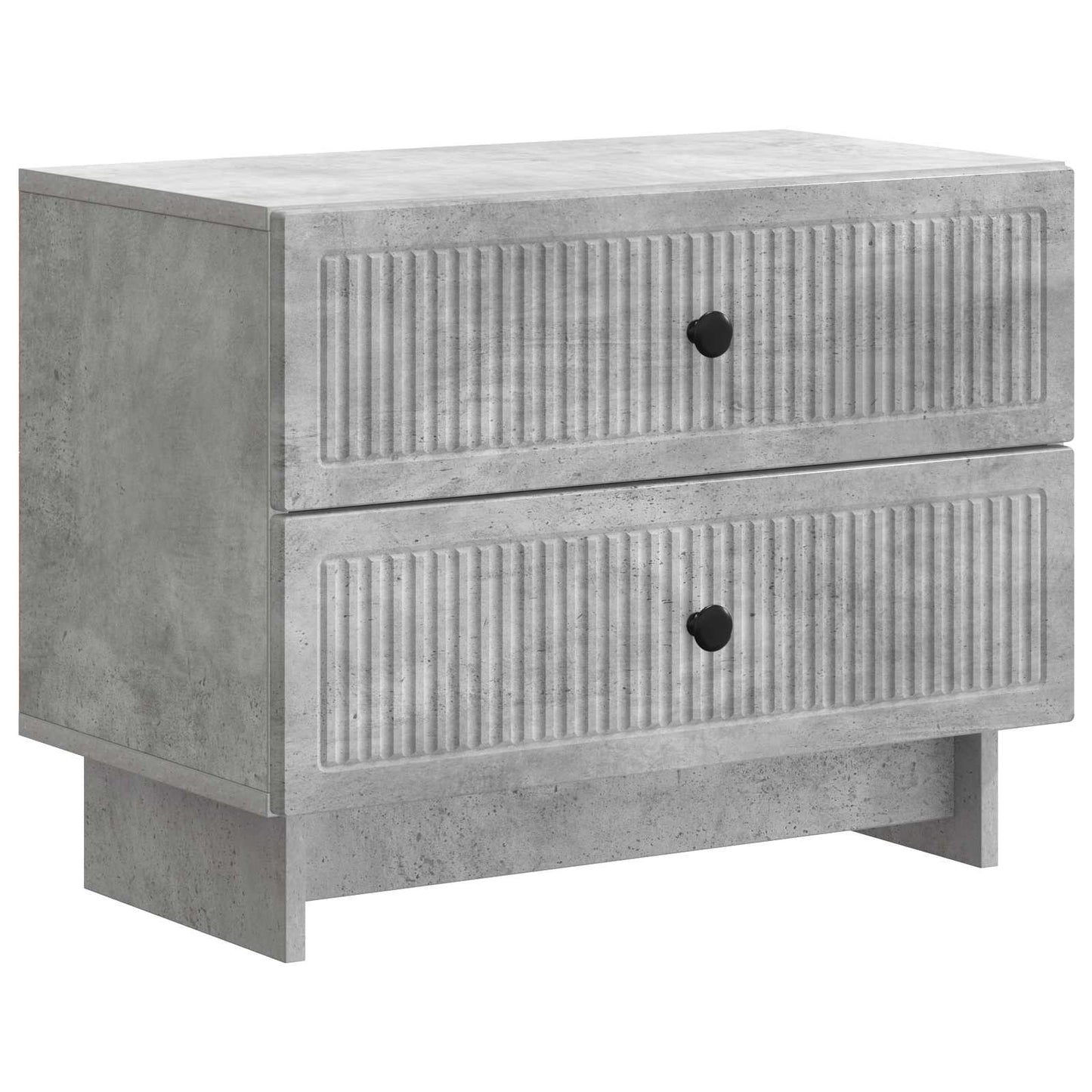 vidaXL Bedside Cabinet Concrete Grey 62 x 34.5 x 47.5 cm 2