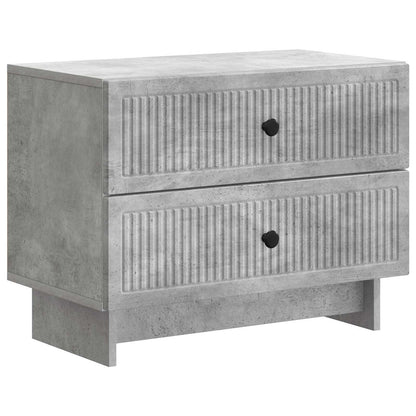 vidaXL Bedside Cabinet Concrete Grey 62 x 34.5 x 47.5 cm 2