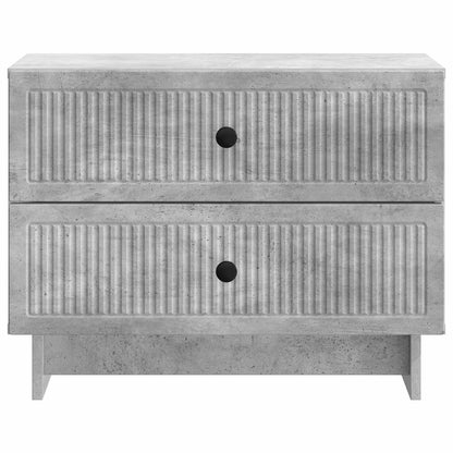 vidaXL Bedside Cabinet Concrete Grey 62 x 34.5 x 47.5 cm 5